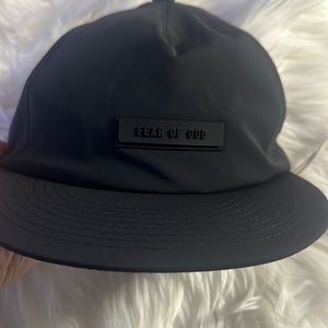 Fear of God Black OS Cap Hat